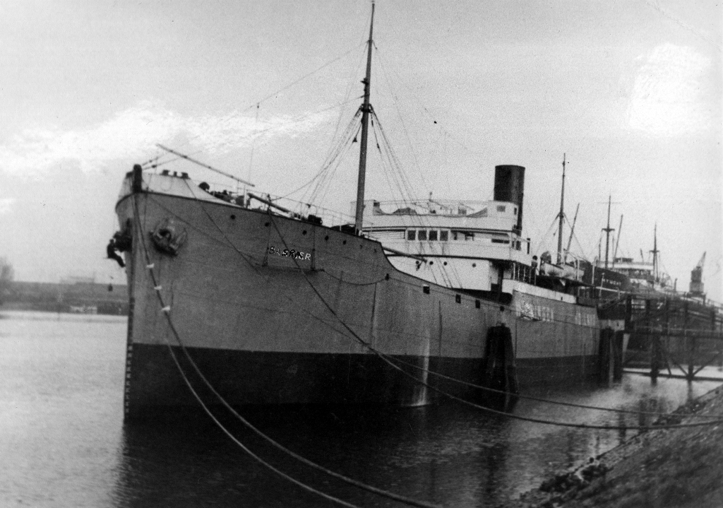 M/S Basra» 1938-1940. Haugesund Rederiforenings arkiv